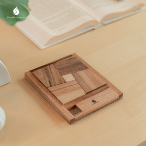 The Square Deal : Handcrafted Wooden <b>Puzzle</b> for Open-Ended Learning Square Deal <b>Puzzle</b> for Kids Adults - Product Image 6
