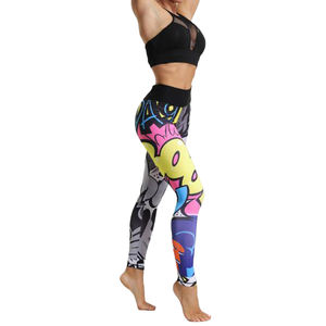 Reasonable PriceWomen's Custom High Waist Push up Leggings Seamless Casual Style print colorful Women Sublimation Leggings - Product Image 2