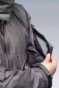 Men's Techwear Jacket Waterproof Tactical Windbreaker Urban Cyberpunk Streetwear Cargo Multi-Pocket Windproof Outdoor <b>Coat</b> - Product Image 6