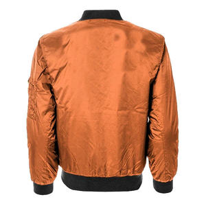 Chaqueta de bombardero ligera a prueba de viento personalizable unisex, ropa de abrigo informal de moda con logotipo personalizado para invierno, venta al por mayor, OEM/ODM - Product Image 2