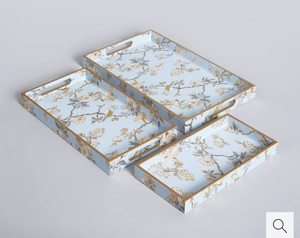 Plateau de service en bois artisanal pour table à manger, multi-usages, décoratif, objet de collection - Product Image 4