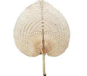 Wholesale natural bamboo hand fan wedding for wedding and home decoration wedding hand fan made in Vietnam form 99 GD