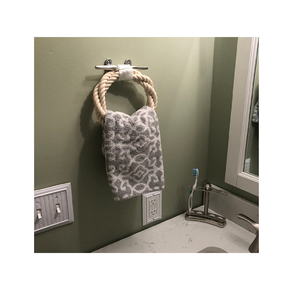 Home Storage Rope Toilet Paper <b>Roll</b> Holder Kitchen Wall Hanging Metal Hook Hanger Bathroom Toilet Tissue Holder Towel Holder - Product Image 6