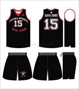 Ensemble de maillot et short de basketball personnalisés, service entièrement personnalisé incluant la taille, la couleur, le design et la personnalisation pour l'identité de l'équipe - Product Image 2