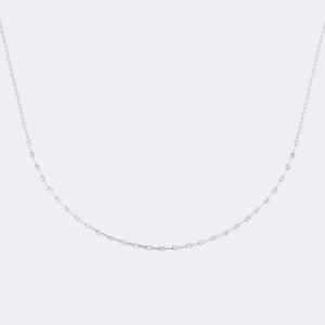 Collar con colgante de diamantes redondos engastados en punta de 1.90 quilates - Product Image 5