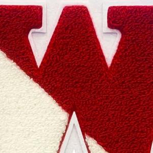 แพทช์เชนีลแบบสั่งทำ ป้ายปักอักษรโลโก้แบบวาร์ซิตี้ ป้ายปักลายปักแบบรีดติดหรือเย็บติดเสื้อแจ็คเก็ต เสื้อฮู้ดดี้ - Product Image 2