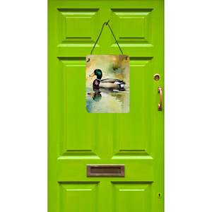 New Multicolor 12x16 Aluminum Metal <b>Sign</b> Mallard Door Hanging Prints for Kitchen Bar Bathroom Home Decor Front Door <b>Plaque</b> - Product Image 2