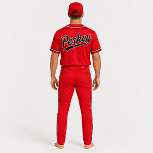 Uniforme de Béisbol con Material Deportivo de Secado Rápido, Paneles de Malla Transpirable, Construcción Elástica, Ajuste Atlético Cómodo - Product Image 2