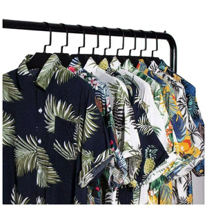 T-shirt pour homme en polyester imprimé sur toute la surface, style hawaïen, manches courtes, vente en gros pour l'été - Product Image 4