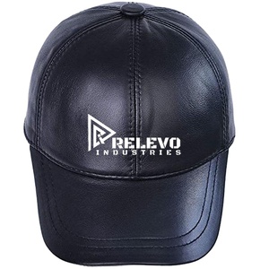 Casquette de baseball en cuir pleine fleur réglable sans boucle, logo personnalisé, qualité supérieure, chapeau décontracté et tendance - Product Image 5