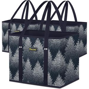Set di 3 Borse Riutilizzabili per la Spesa Frost Abies con Fondo Rinforzato e Manici Pieghevoli per Alimenti e Prodotti Vari - Product Image 1