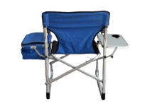 Chaise pliante en acier inoxydable au design moderne avec porte-gobelet pour les activités de jardin, de parc et de camping en plein air, capacité de charge de 160 kg