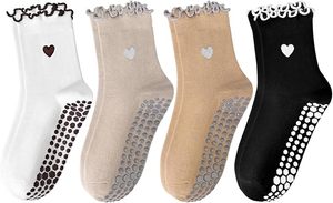 Pilates <b>Socks</b> With <b>Grips</b> for Women Cute Non Slip Crew Gripper Yoga <b>Sock</b>-Grippy Sticky for Hospital/Dance Barre/Workout - Product Image 1