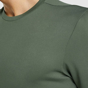 Diseña tu propio logotipo, camiseta de gimnasio estampada de algodón 100% de corte holgado para hombre, camisetas de gimnasio casuales para hombre de primera calidad - Product Image 5