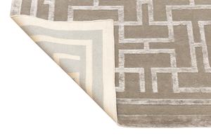 พรมขนสัตว์ผสมไหมลายปักสำหรับปูพื้นบ้าน - Product Image 4