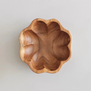 Bol de service rustique en teck poli, écologique – Plat unique pour salade de fruits et centre de table chaleureux pour dîner festif - Product Image 2