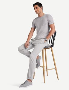 Pantalons chino en coton pour hommes sur mesure en gros, fabricant OEM, fournisseur en gros, coupe classique, pantalons décontractés, confortables pour tous les jours - Product Image 3
