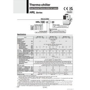 เครื่องทำความเย็นนิวเมติกส์ HRL300-A-20เทอร์โมชิลเลอร์อุปกรณ์ชิลลิงนิวเมติก SMC - Product Image 1