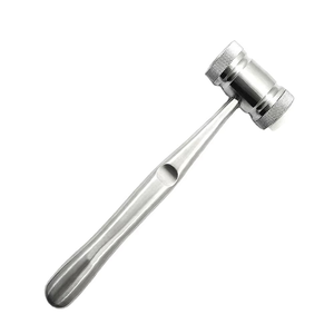 Marteau à double tête en acier inoxydable chirurgical, instrument manuel orthopédique et dentaire pour greffe d'os, certifié CE - Product Image 6