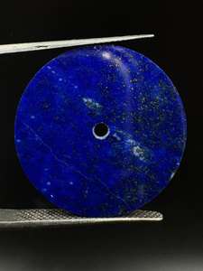 Esfera de reloj de lapislázuli natural, plana, tamaño 31.50 mm, grosor 0.9 mm, esfera para reloj - Product Image 4
