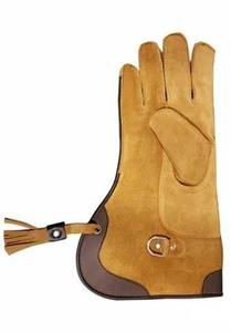 Gants de fauconnerie en cuir pour la manipulation des oiseaux, la formation et la sécurité des mains, fabriqués sur mesure, vente en gros - Product Image 4