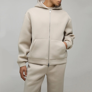 High Quality Custom Logo Winter Men's Oversized Tracksuit Sets Full <b>Zip</b> <b>Up</b> Quick Dry Polyester/Cotton Casual Wear Tracksuits - Product Image 6