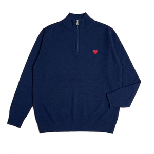 ผู้ผลิตเสื้อสเวตเชิ้ตคอเต่าแขนยาวทรงโอเวอร์ไซส์แบบซิป ¼ ตัว สีพื้น ระบายอากาศได้ดี เป็นมิตรกับสิ่งแวดล้อม ขายส่ง - Product Image 4