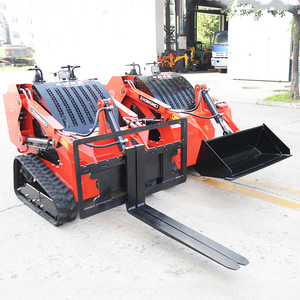 Small Skid Steer Smallest <b>Stand</b> on Track Mini Skid Steer Loader - Product Image 4