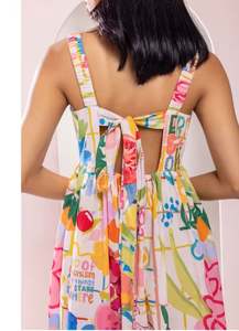 เดรสยาวแฟชั่นลำลองสำหรับวันหยุดฤดูร้อนปี 2026 ขายส่งสำหรับผู้หญิง ลายทางถักนิตติ้ง เอวธรรมชาติ ดีไซน์สวยที่สุด แบบไม่มีแขน - Product Image 2