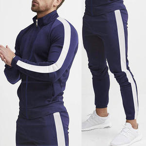 Conjunto Deportivo Personalizado con Logotipo, Pantalón y Chaqueta, Traje Deportivo de Otoño Invierno, Conjunto Deportivo de Moda para Hombre - Product Image 1