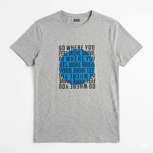 T-shirt respirant personnalisé pour hommes, logo sur mesure, coton doux, vente en gros, vêtements de mode pour tenue décontractée - Product Image 3