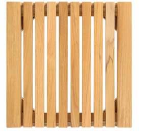 Solid Teak <b>Garden</b> Chair Wooden Outdoor <b>Stool</b> Side Seat Waterproof Eco-Friendly Durable - Product Image 4