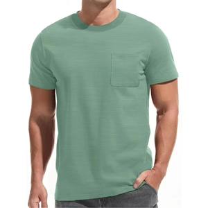 Camiseta de Hombre de la Mejor Calidad, Personalizable, Diseño Frontal en Blanco, Transpirable, de Fibra de Bambú, Antiencogimiento, Manga Corta - Product Image 1