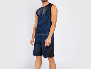 เสื้อกล้ามสำหรับผู้ชายผ้าแห้งเร็วสำหรับฟิตเนสเสื้อ3D สไตล์ลำลองแบบถักพิมพ์ซับลิเมชันขนาดใหญ่พิเศษ - Product Image 5