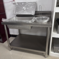 Table de panure en acier inoxydable de haute qualité, style KFC, pour poulet, manuelle, à vendre