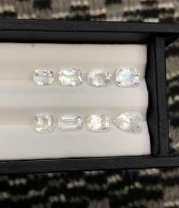 <b>Rainbow</b> Moonstone Faceted Lot Natural VVS Flashy Loose Gemstone Parcel For Jewelry Making Wholesale - Product Image 1