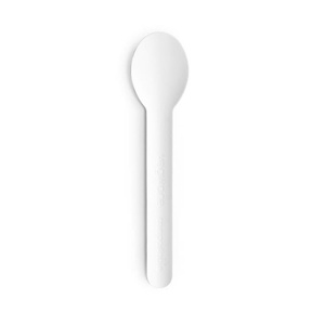 Cuillères jetables robustes de 155 mm pour soupes, currys, riz et repas rapides – Lot de 100 pièces pour cafés et confiseries - Product Image 1