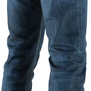 Jeans de Mezclilla para Hombre, Corte Slim Fit, Pierna Recta, Lavado a la Piedra, Cintura Media, Estilo Casual, Tela de Algodón, Estilo Otoñal - Product Image 6