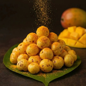 Roasted & Flavoured Makhana Fox Nuts Mango Tangy Fruit-Flavoured Healthy <b>Snack</b> Made in India 90 Gms Pack - Product Image 1