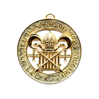 Collet de Chevalier de Malte, Bijou de Collar de Franc-Maçon, Meilleures Ventes en Gros, Fabricant, Service OEM ODM