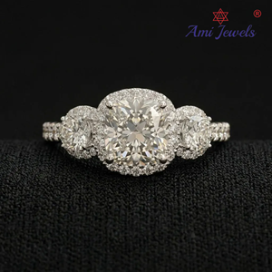 Modern Minimal Platinum Radiant Cut Diamond Engagement <b>Wedding</b> <b>Ring</b> for Women Luxury Elegant Jewelry Gift - Product Image 1