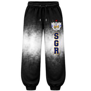 Sigma Gamma Rho <b>Women's</b> Tie Dye <b>Jogger</b> Tracksuit Blue <b>White</b> Color Custom Greek Letter Hoodie Sweatpants Sorority Sportswear - Product Image 4