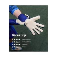 Gants de gardien de but légers, contrôle du ballon, paume à coussinets souples, design de poignet flexible, matériau en latex, séchage rapide, fermeture auto-agrippante