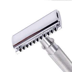 Custom Logo Double Edge Safety Razor Premium Stainless Steel Grooming Razor for Professional <b>Men</b> - Product Image 1