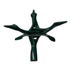 Support trépied en métal fait main, décoration de table décorative pour étagère de maison ou de bureau moderne, décoration intérieure - Product Image 1