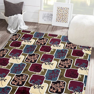 Tapis en relief en mousse anti-allergique confortable de qualité supérieure Style moderne en polyester épais doux pour le bureau à domicile fabriqué à la machine - Product Image 5