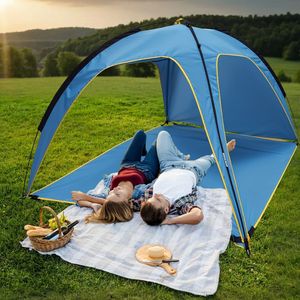 Tenda Parasole Portatile UPF50+ Grande per Esterni, Impermeabile e Antivento per 4-6 Persone, Gazebo da Spiaggia con Borsa per il Trasporto - Product Image 2
