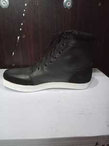 Unisex Black Sneakers Fashion Shoes Ankle high Shoes Denim Matching Shoes Lace Up Boots - Product Image 4