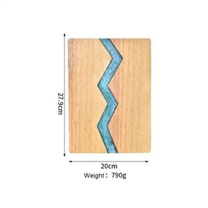 Tabla de cortar grande de bambú con asa |   Tabla de Cocina con Acabado Liso y Apta para Cuchillos, para una Preparación de Alimentos Fácil y Segura - Product Image 2