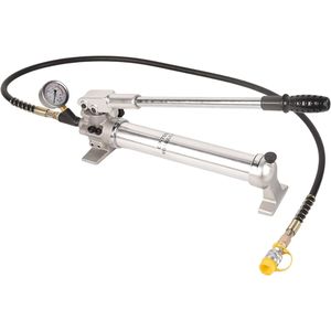 Pompe hydraulique manuelle à simple action CP-700 avec manomètre, pompe hydraulique manuelle - Product Image 1